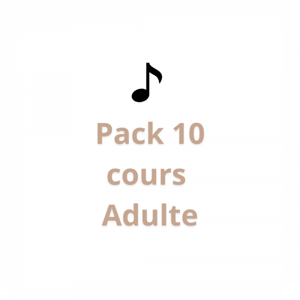 Cours à la carte Adulte (7) Pack 10 cours adulte