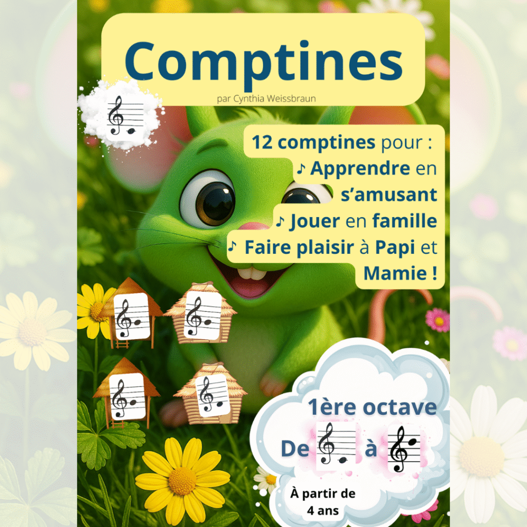 Comptines de notre enfance, ebook, Cynthia Weissbraun-page couverture