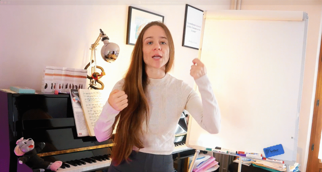 Formation méthodologie organisation d'une séance de piano